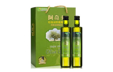阿奇卡特級(jí)初榨橄欖油500ML*2瓶 阿