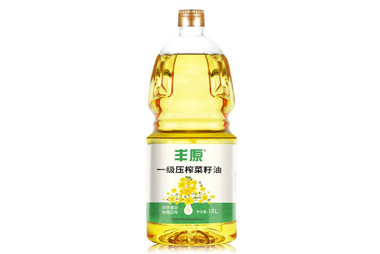 豐原一級(jí)菜籽油1.8L物理壓榨食用油